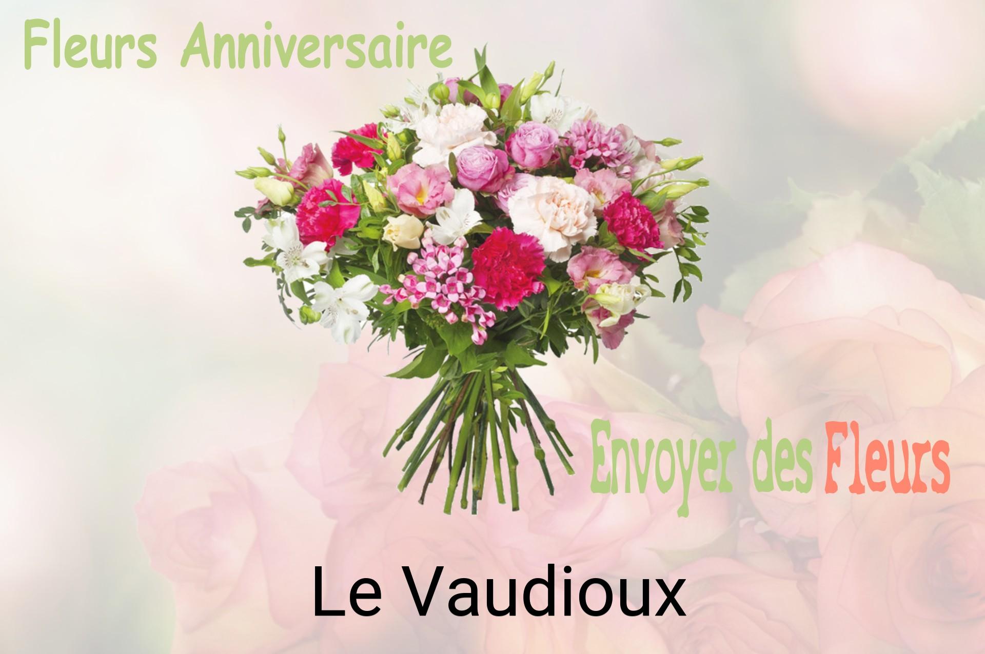 Bouquet de fleurs d’anniversaire livré à Le Vaudioux