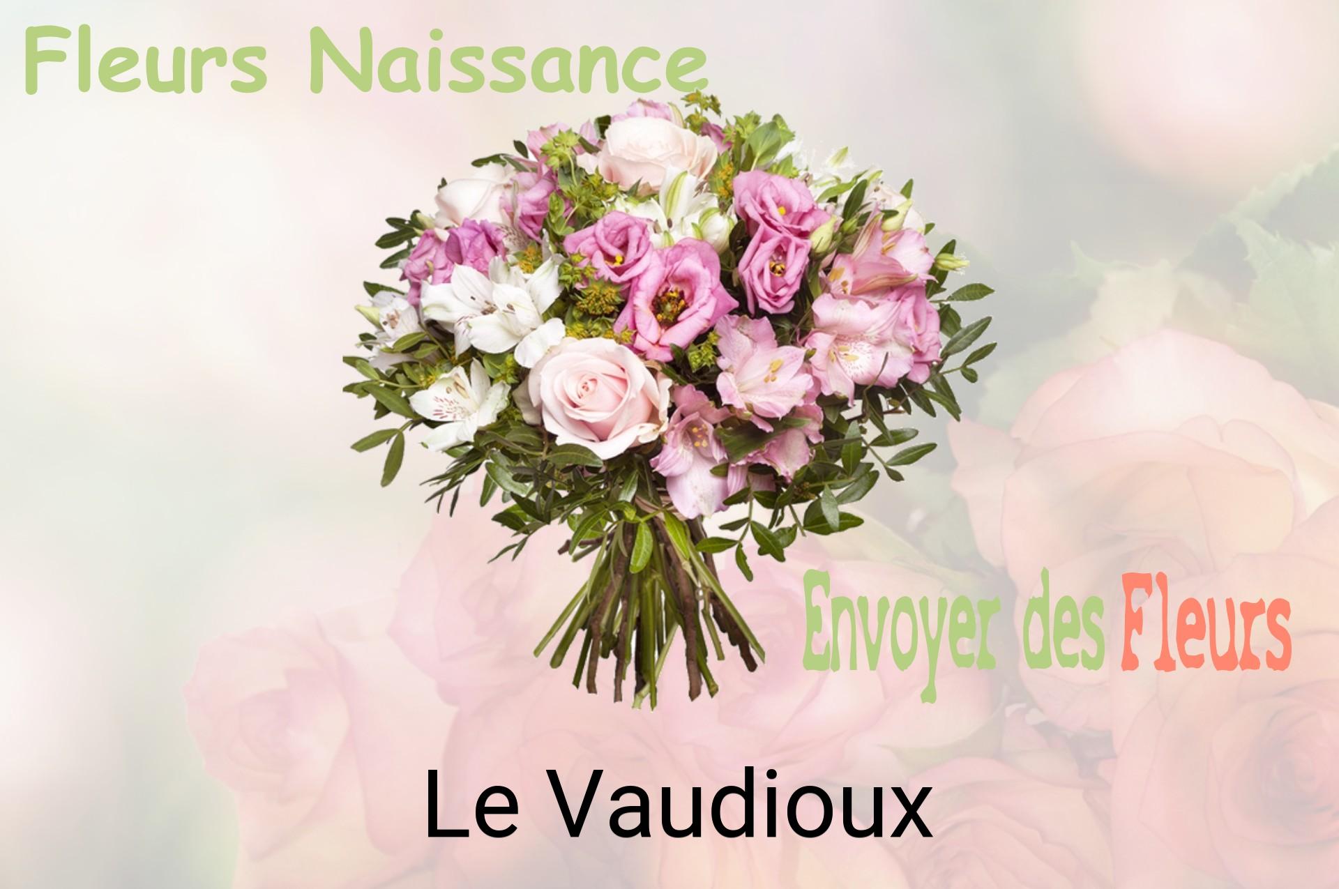 Bouquet de fleurs de naissance livré à Le Vaudioux